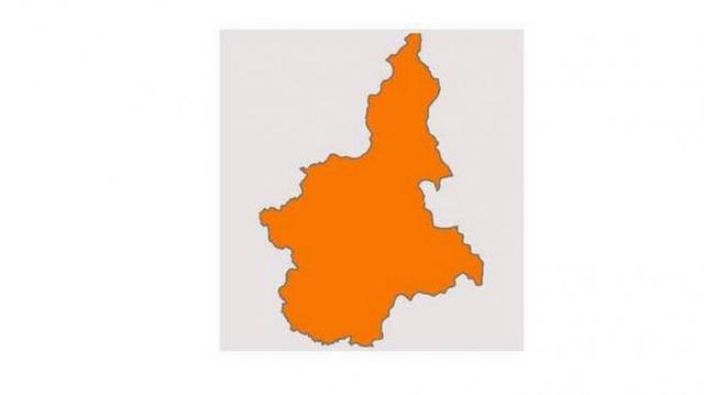 Il Piemonte è zona arancione